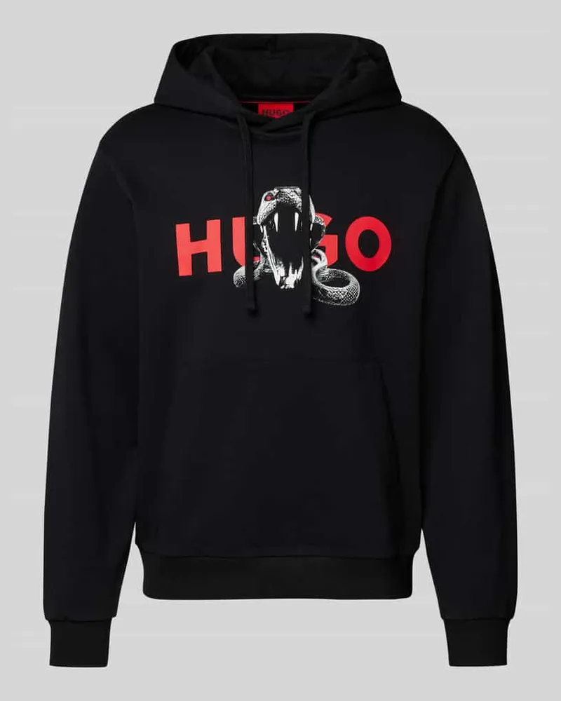 HUGO BOSS Hoodie mit Kapuze Modell 'Dueleyo Black