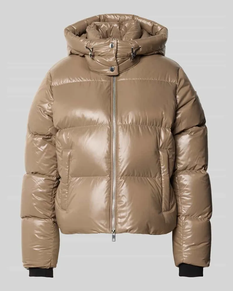 Moose Knuckles Funktionsjacke mit Kapuze moonstone jacket Hellgrau