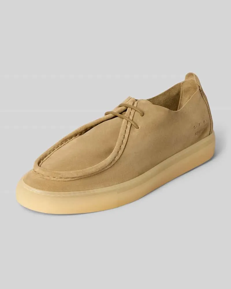 Copenhagen Loafer aus echtem Leder mit Logo-Detail Sand