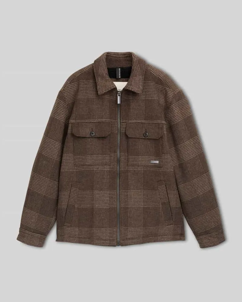 Tom Tailor Hemdjacke mit Label-Detail Beige