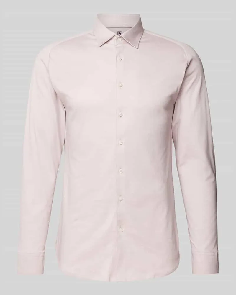 DESOTO Slim Fit Businesshemd aus Baumwolle Altrosa