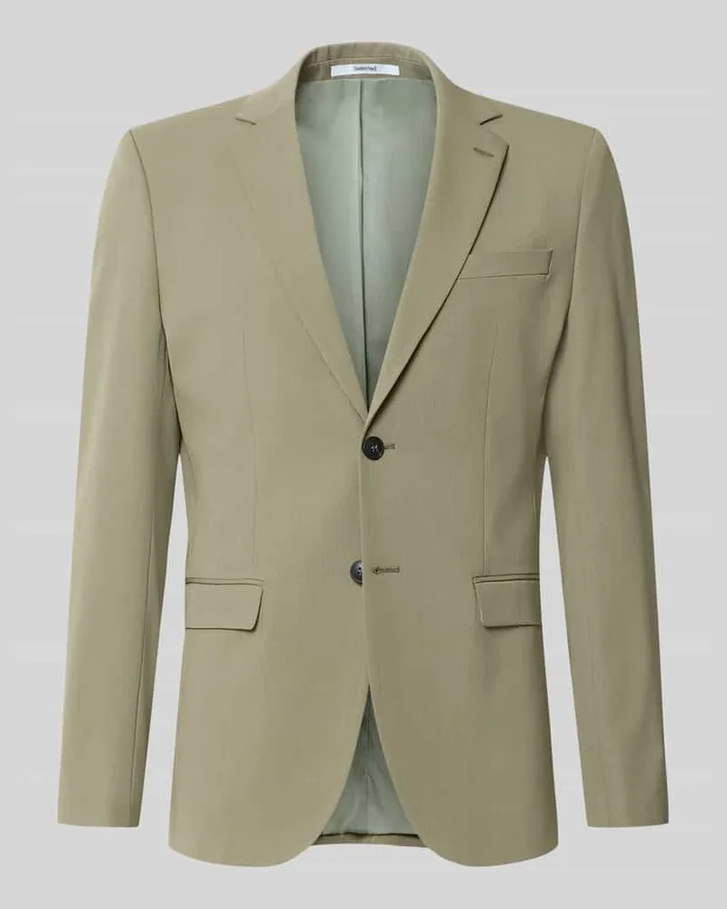 Selected Homme Slim Fit Sakko mit Viskose-Anteil Modell 'LIAM Gruen