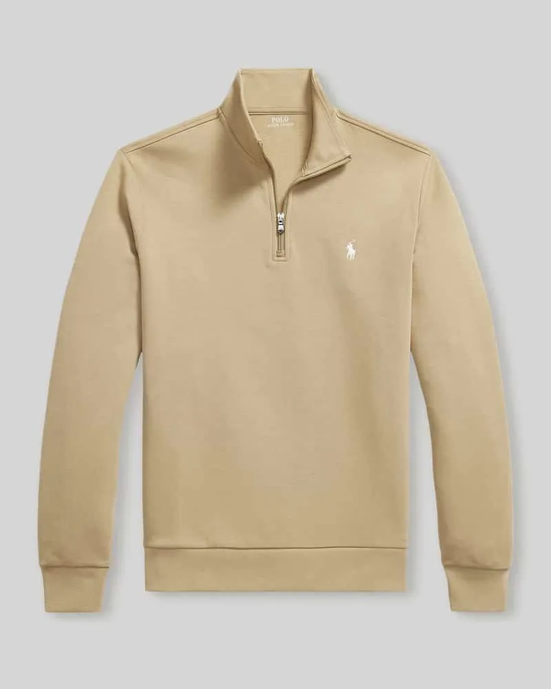 Ralph Lauren Regular Fit Troyer aus Baumwoll-Mix Camel