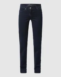 TONI Perfect Shape Straight Fit Jeans mit Stretch-Anteil Dunkelblau