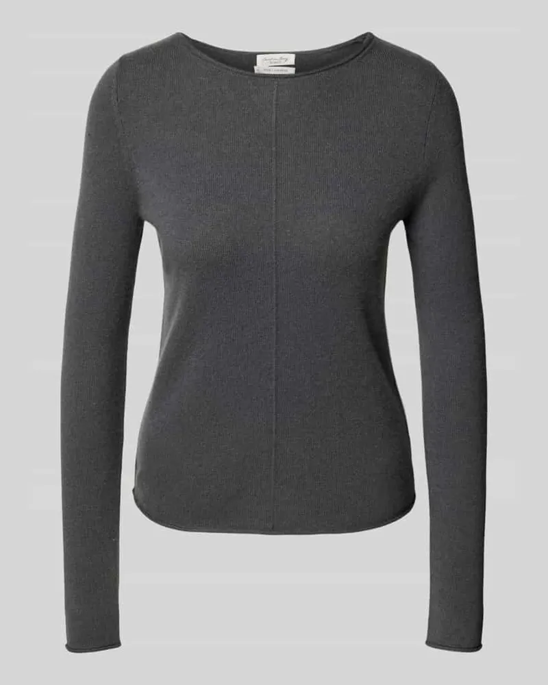 Christian Berg Strickpullover aus reinem Kaschmir Dunkelgrau