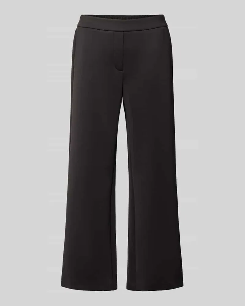 COMMA Flared Fit Hose mit teilelastischem Bund Black