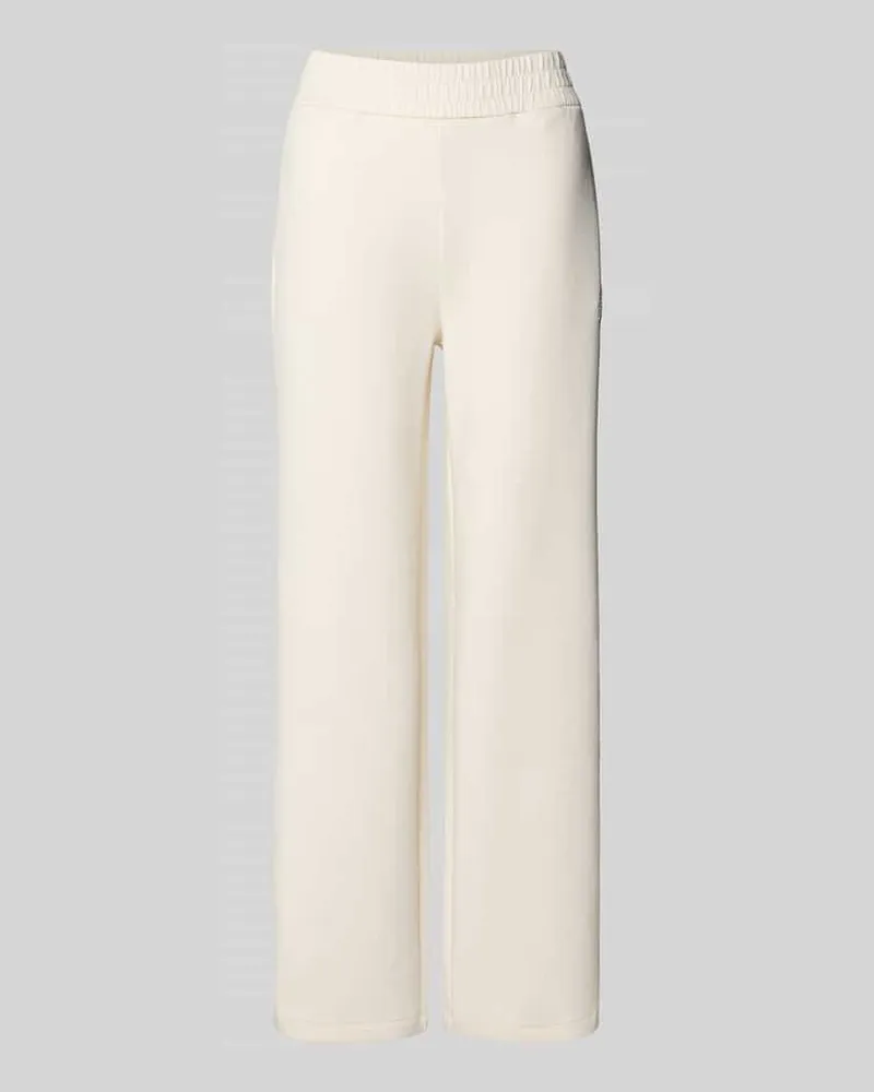 Armani Exchange Sweatpants mit elastischem Bund und Logo-Print Offwhite