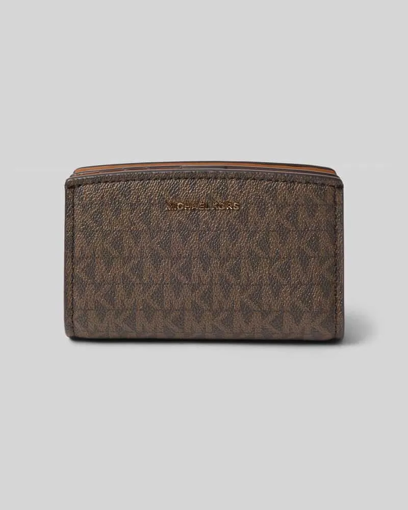 Michael Kors Portemonnaie aus echtem Leder Modell 'BRYANT Dunkelbraun
