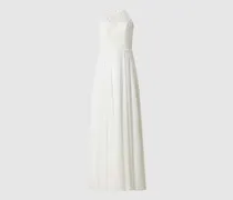 Brautkleid aus Spitze und Chiffon
