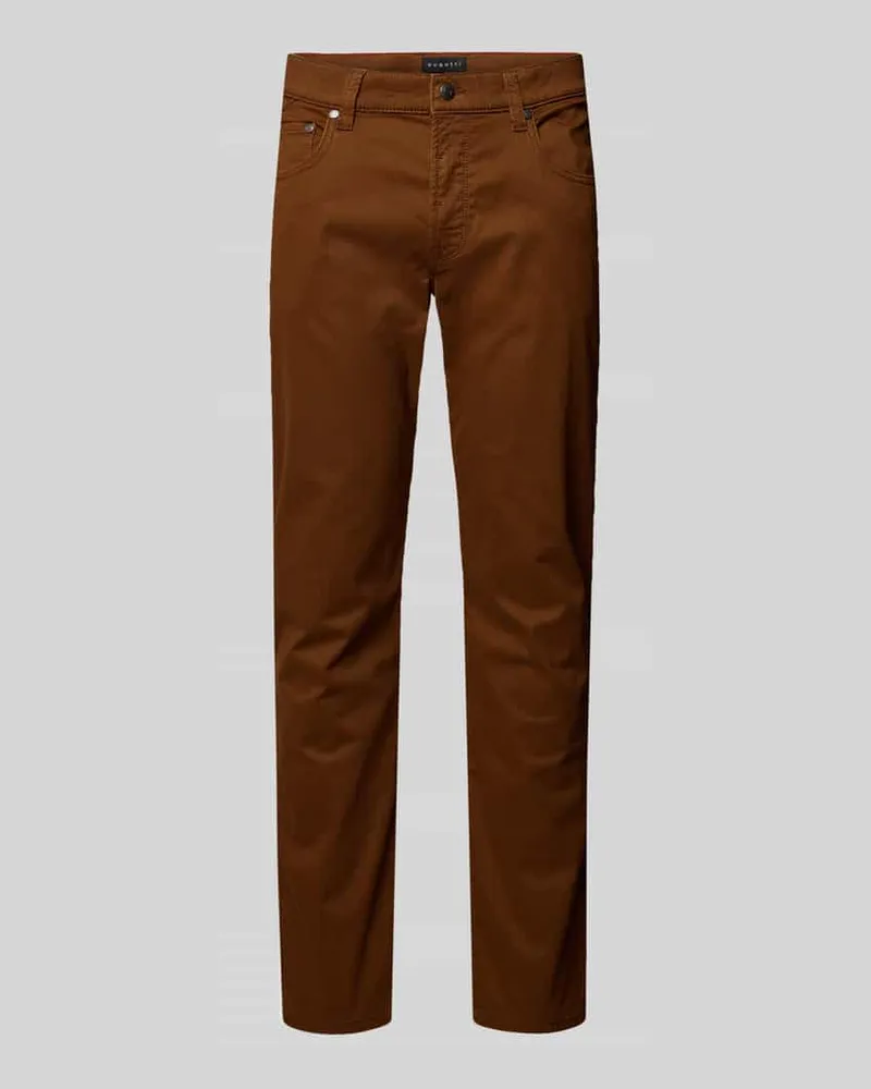 Bugatti Modern Fit Hose im 5-Pocket-Design Cognac
