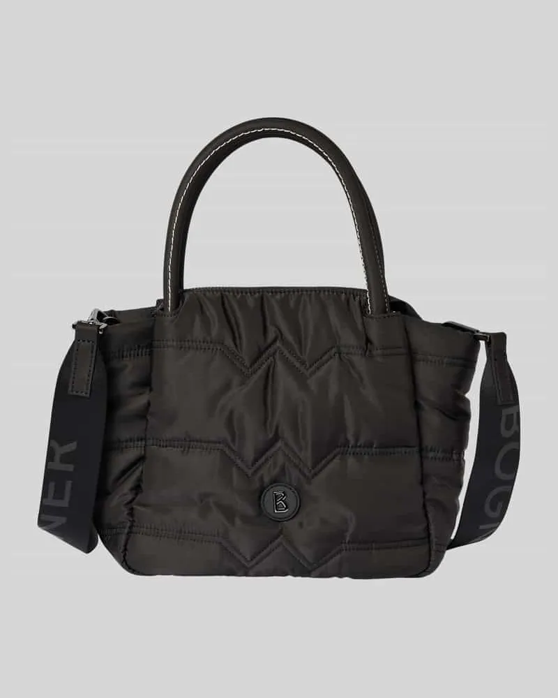 Bogner Handtasche mit Label-Patch Modell 'wallis Black