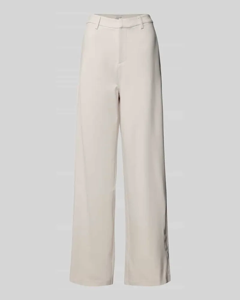 Calvin Klein Wide Leg Stoffhose mit Eingrifftaschen Modell 'MILANO Ecru