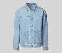 Regular Fit Jeanshemdjacke mit aufgesetzten Taschen