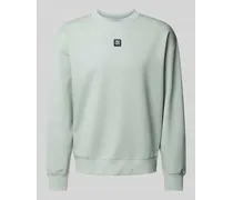 Sweatshirt mit Label-Badge Modell 'Dettil