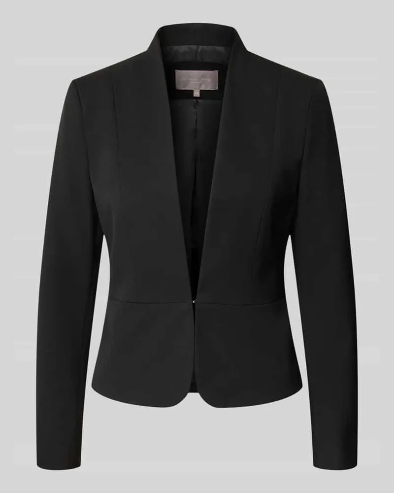 Christian Berg Slim Fit Blazer mit Hakenverschluss Black
