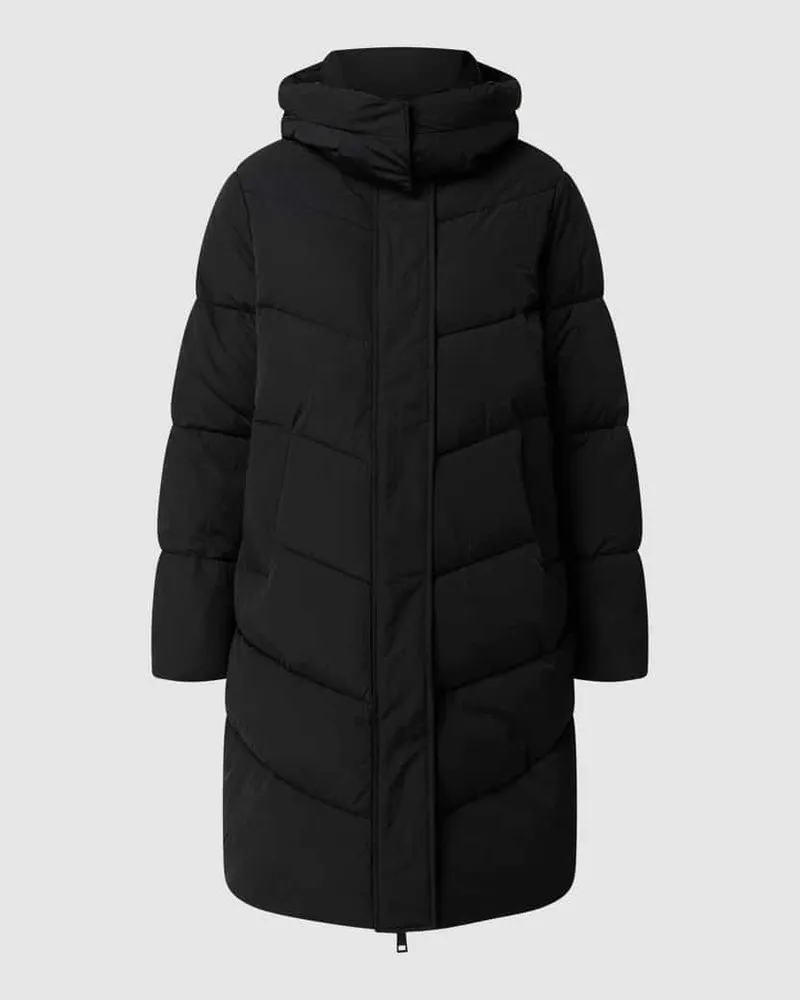 Calvin Klein Steppmantel mit abnehmbarer Kapuze Black