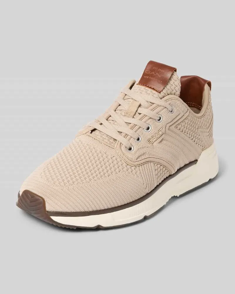 Gant Sneaker mit Label-Details Modell 'Beeker Taupe