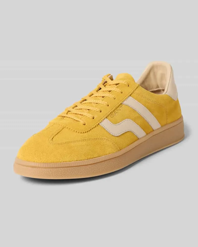 Gant Sneaker aus echtem Leder Modell 'Cuzmo Gelb