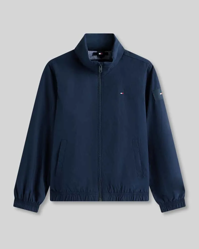 Tommy Hilfiger Regular Fit Kapuzenjacke mit Reißverschluss Marine