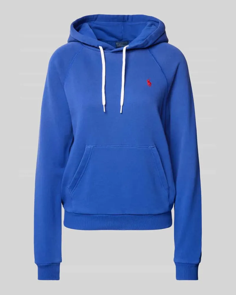 Ralph Lauren Hoodie mit Logo-Stitching Royal