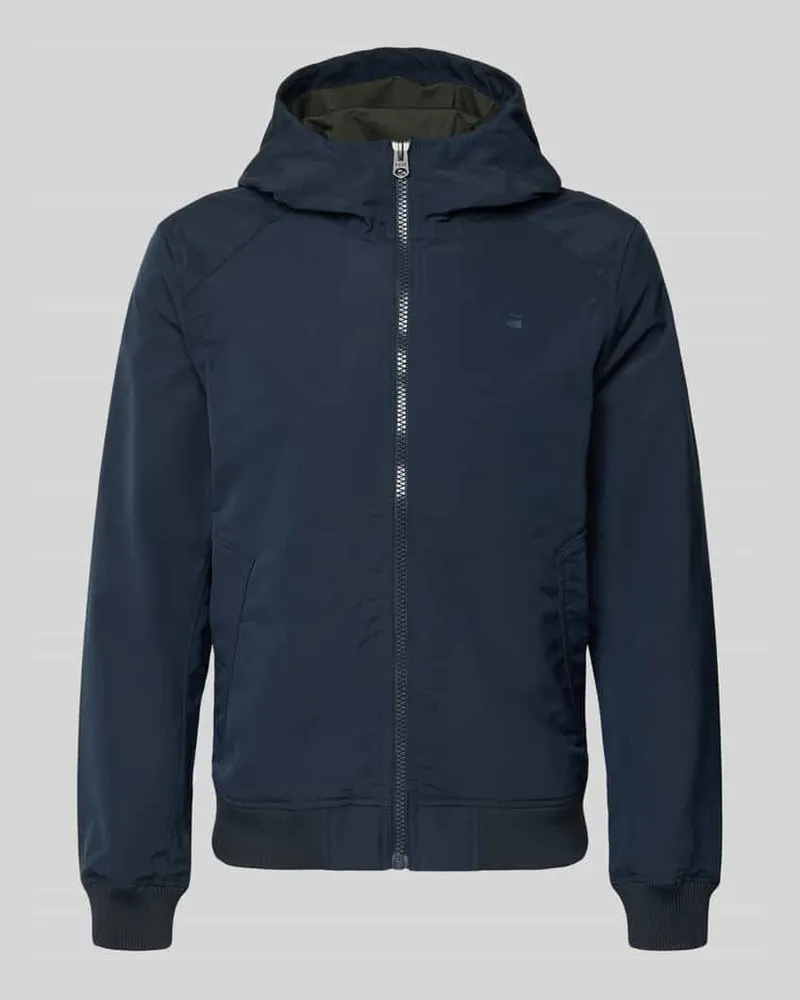 G-STAR RAW Regular Fit Jacke mit Logo-Print Modell 'Track Marine