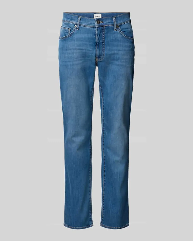 Brax Regular Fit Jeans im 5-Pocket-Design Modell 'Chuck Blau