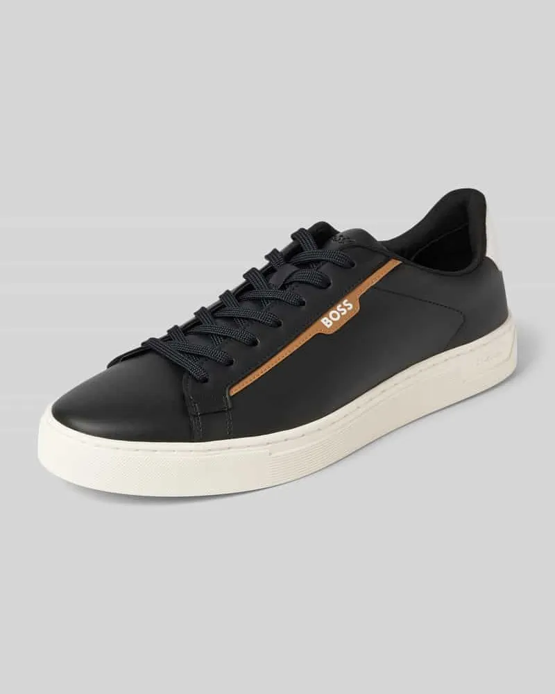 HUGO BOSS Sneaker mit Label-Print Modell 'Rhys Black