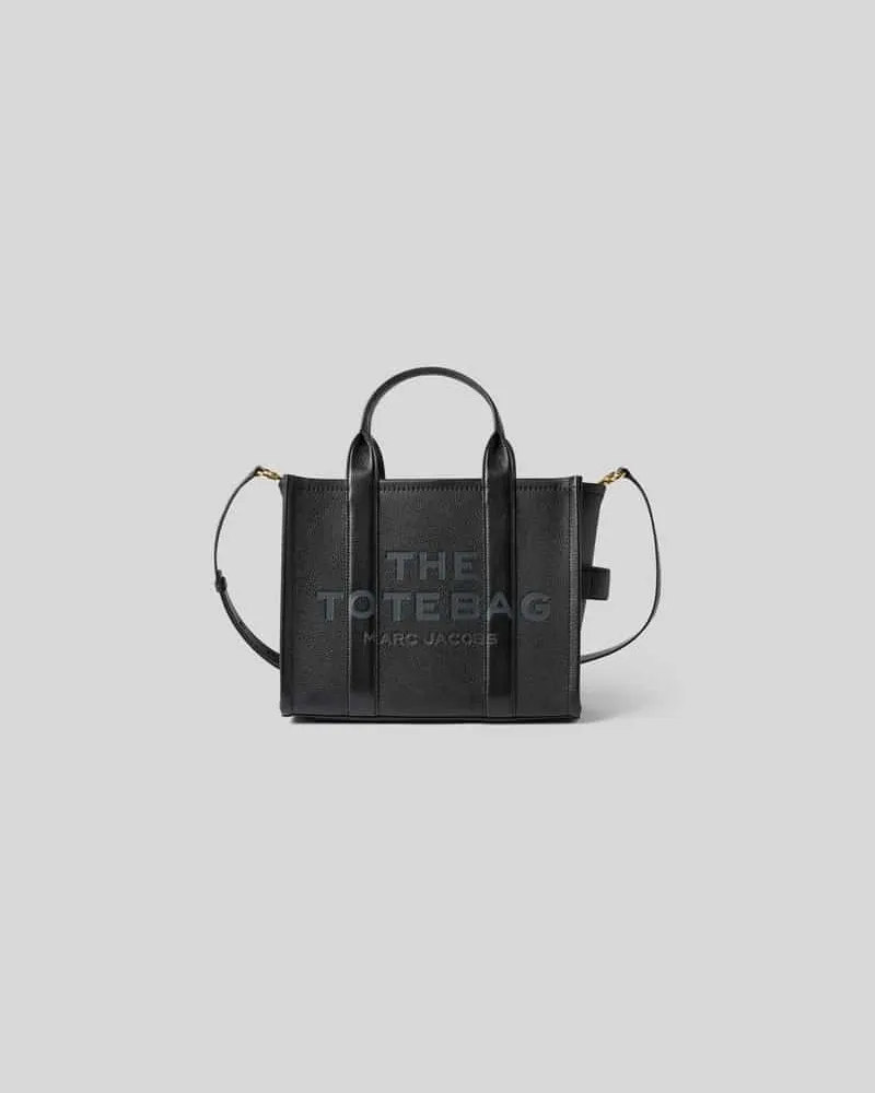 Marc Jacobs Tote Bag aus echtem Rindsleder Black