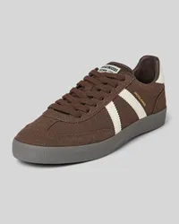 Jack & Jones Sneaker mit Kontraststreifen Modell 'MAMBO Mittelbraun