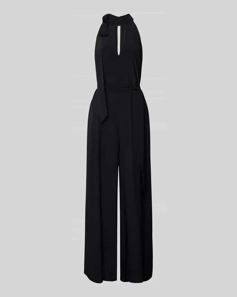 Ted Baker Regular Fit Jumpsuit aus reiner Viskose Modell 'Chiva Black