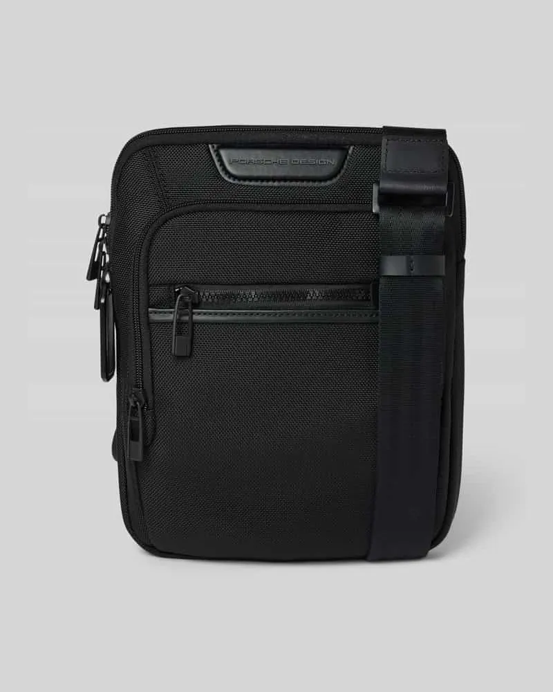 Porsche Design Umhängetasche mit Label-Patch Black