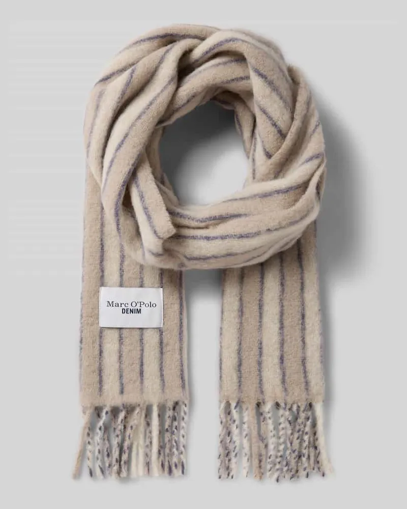 Marc O'Polo Wollschal mit Alpaka-Anteil Beige