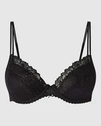 Marie Jo Push-Up-BH mit Spitzenbesatz Modell 'Jane Black