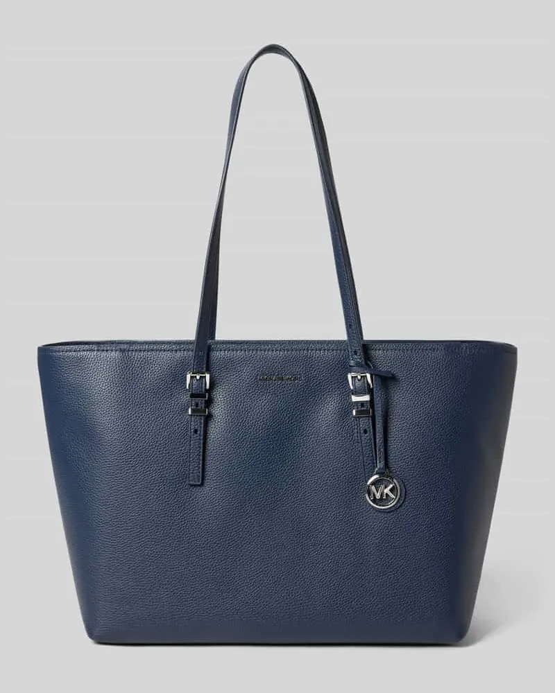 Michael Kors Shopper mit Label-Applikation Modell 'QUINN Dunkelblau