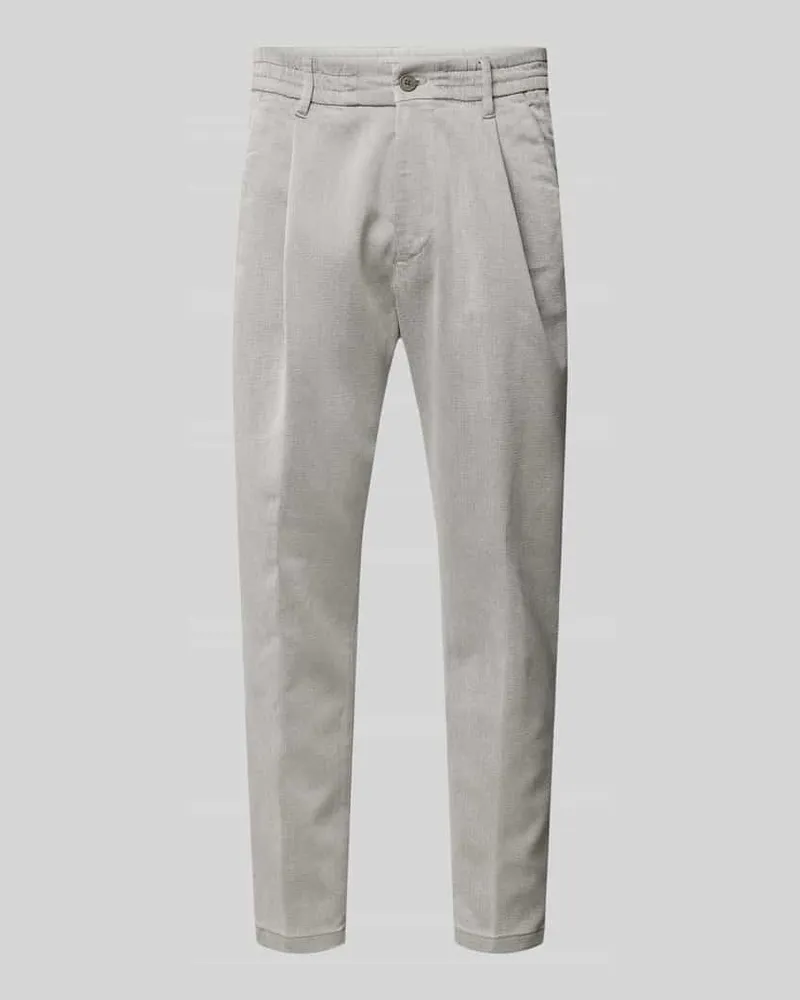 Drykorn Tapered Fit Hose mit Bundfalten Modell 'CHASY Offwhite