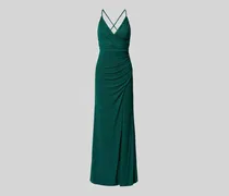 Slim Fit Abendkleid mit Raffungen