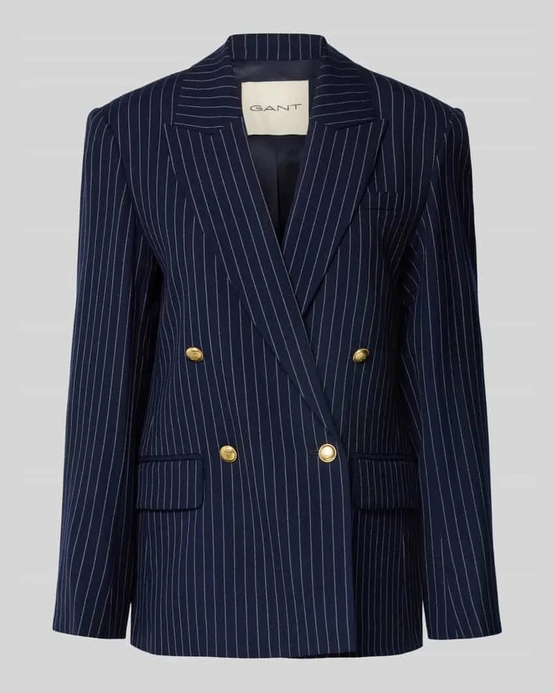 Gant Regular Fit Blazer mit Pattentaschen Marine
