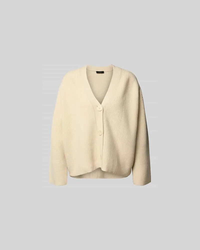 Joseph Wolljacke in Strick-Optik Dunkelblau
