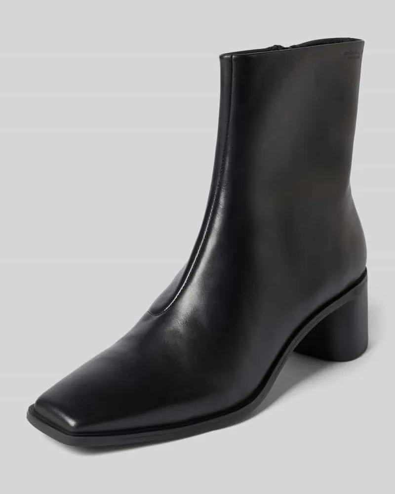 Vagabond Stiefelette aus Rindsnappa mit Blockabsatz Modell 'FAY Black