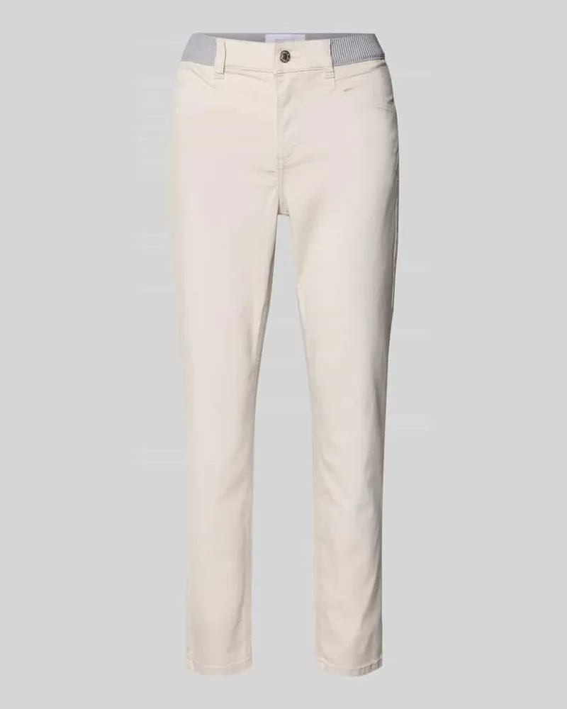 ANGELS  Cropped Hose mit elastischem Bund Modell 'ORNELLA Offwhite