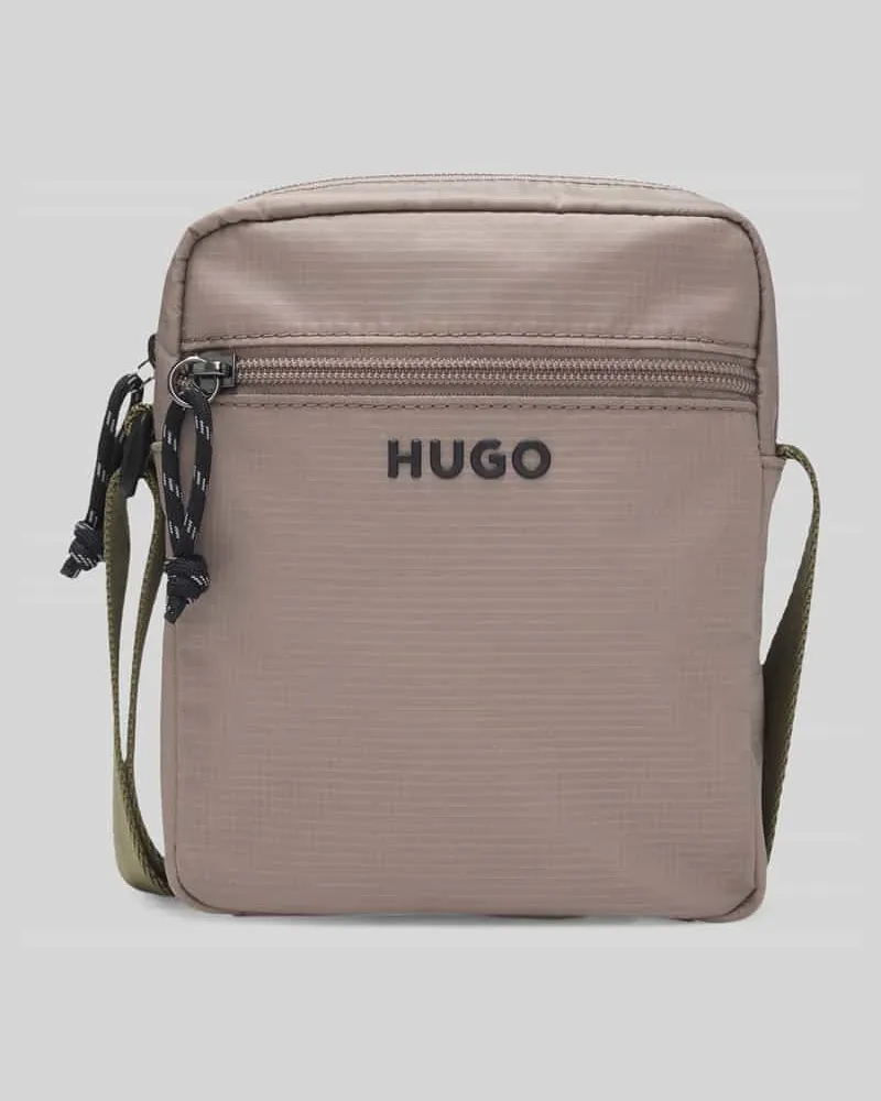 HUGO BOSS Umhängetasche mit Logo-Detail Schlamm