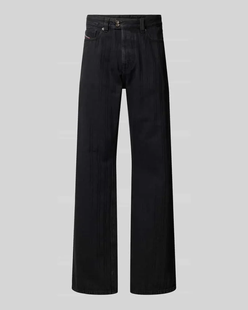 Diesel Straight Fit Jeans mit Viskose-Anteil Anthrazit