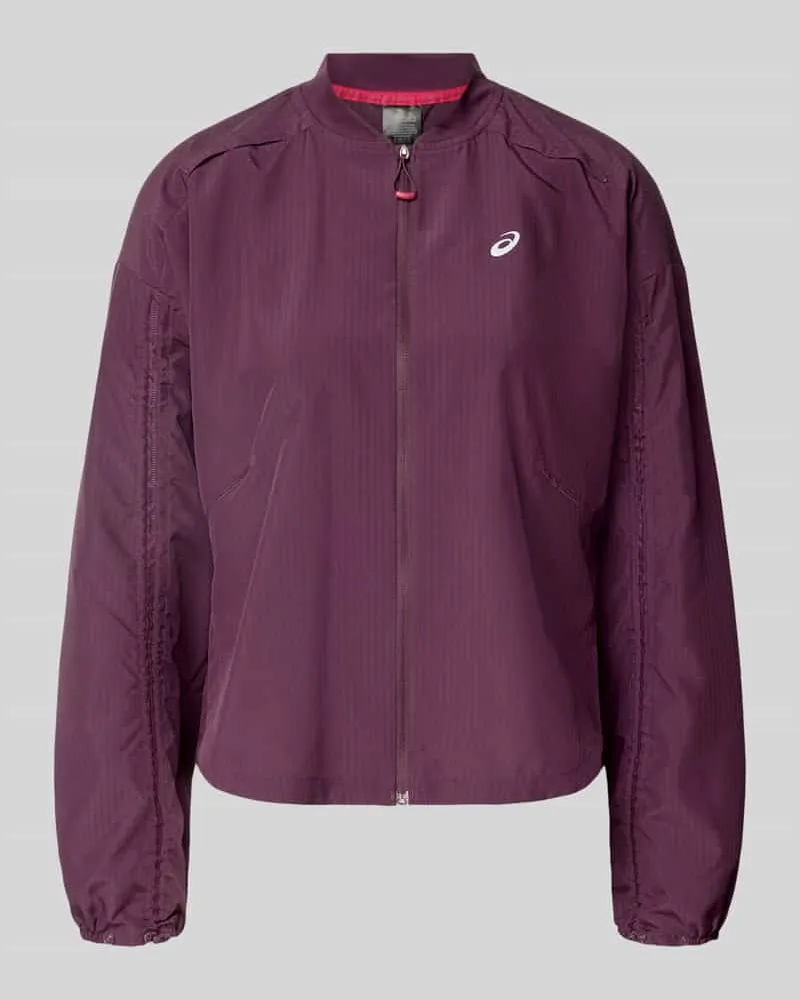 Asics Trainingsjacke mit Logo Modell 'NAGINO Bordeaux