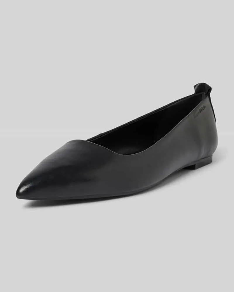 Marc O'Polo Ballerinas aus edlem Lammleder mit spitz zulaufender Kappe Black
