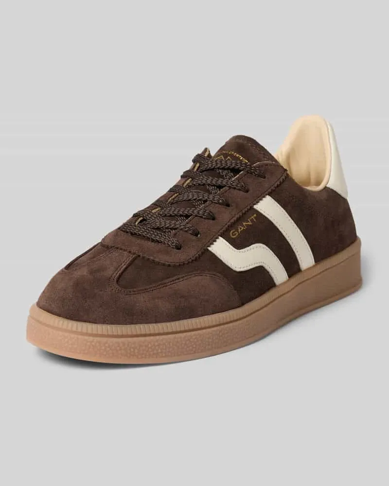 Gant Sneaker aus reinem Leder Modell 'Cuzima Dunkelbraun
