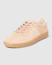 HUGO BOSS Sneaker aus Leder mit Label-Prägungen Modell 'Brenta Altrosa