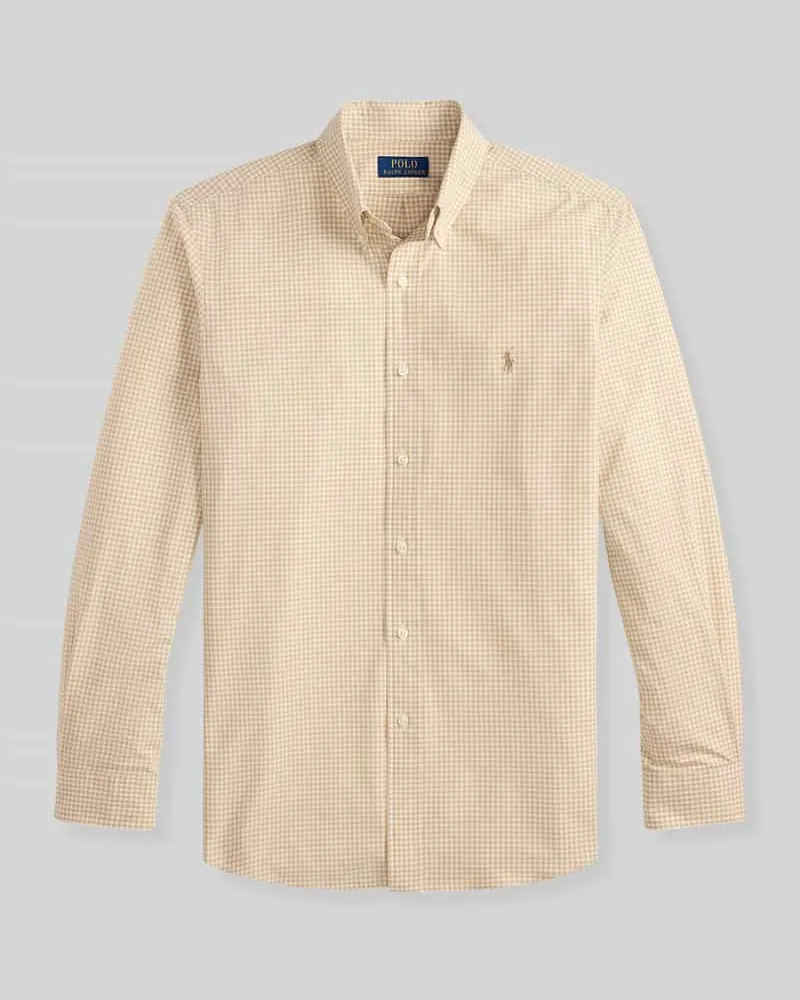 Ralph Lauren Regular Fit Freizeithemd aus reiner Baumwolle Beige