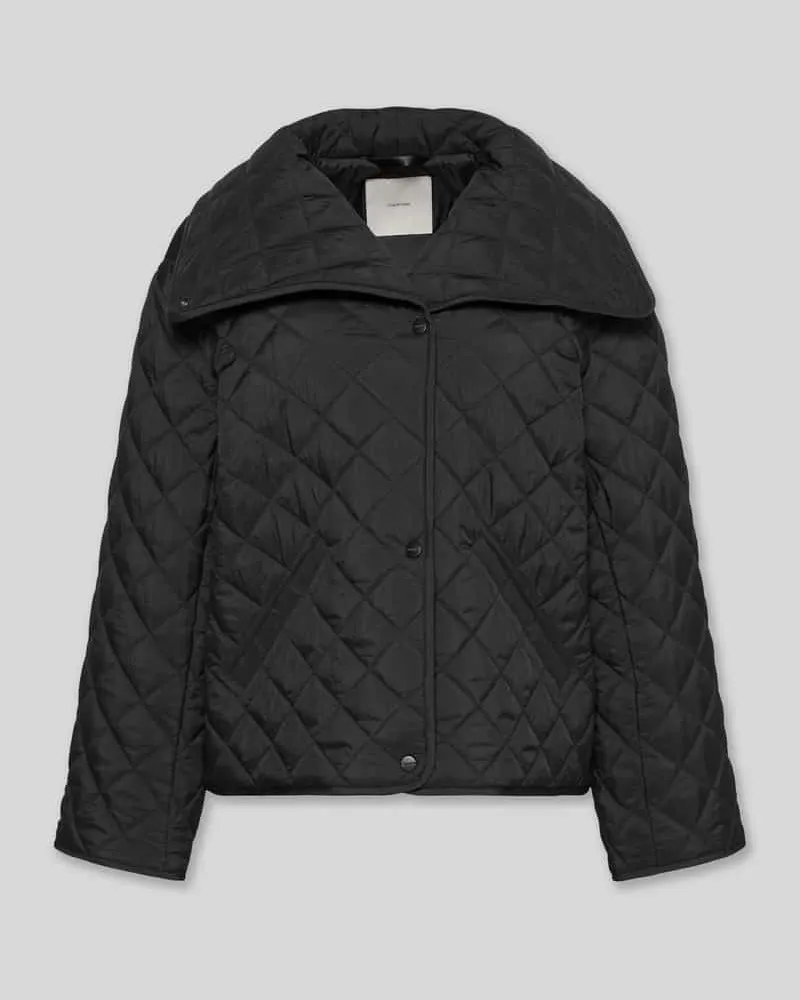 Calvin Klein Relaxed Fit Steppjacke mit Seitenschlitzen Black