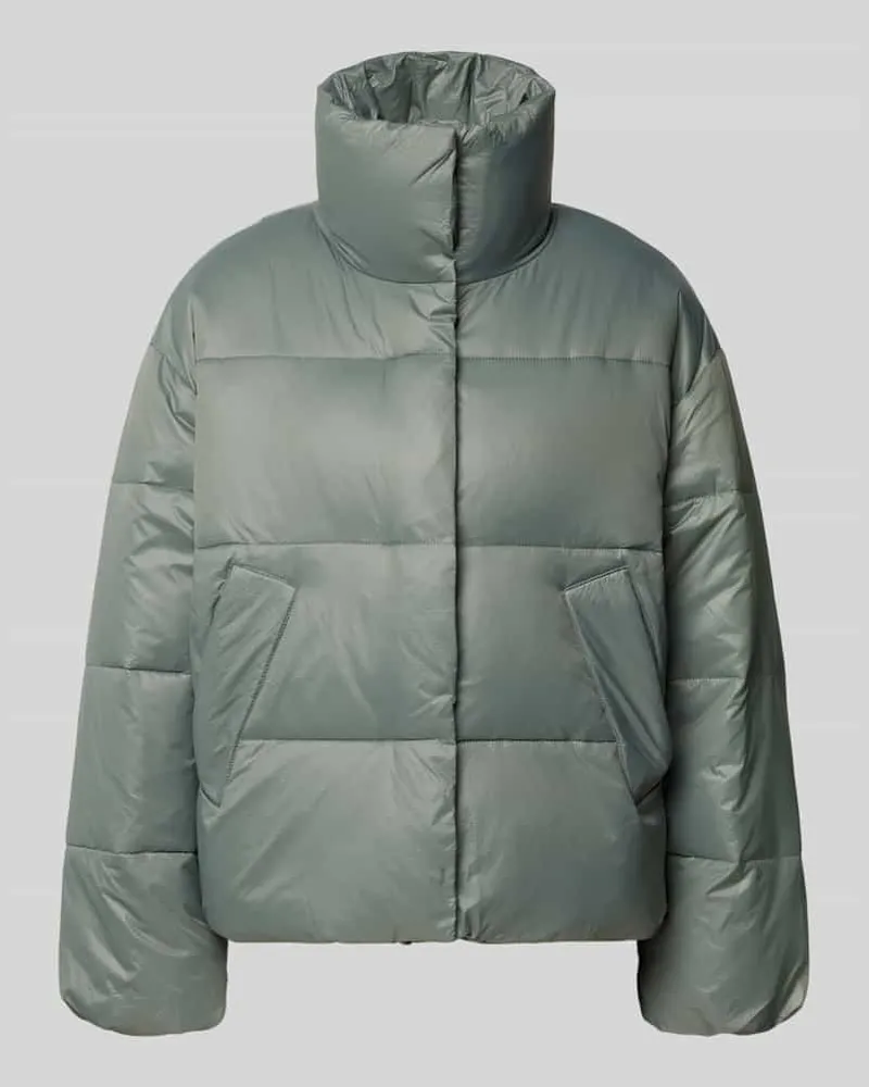 mbyM Steppjacke mit Stehkragen Modell 'Seraphina Schilf
