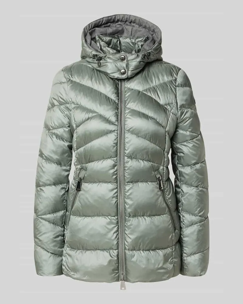 Gil Bret Steppjacke mit Zweiwege-Reißverschluss Dunkelgruen